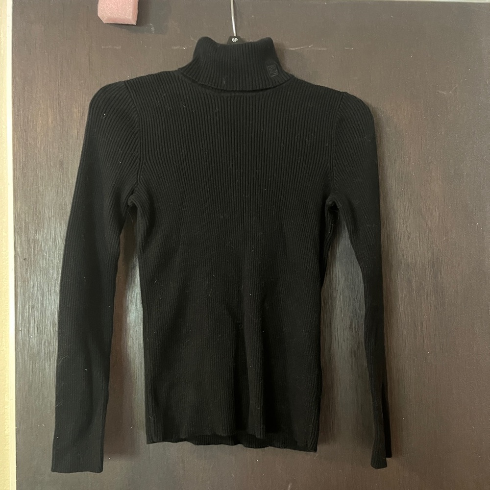 Ralph Lauren black ribbed turtleneck medium